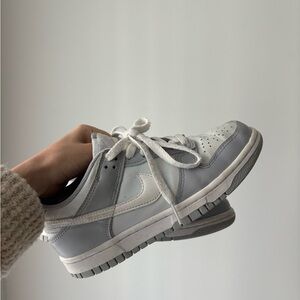 Nike  Gray and White 5y(6.5W)